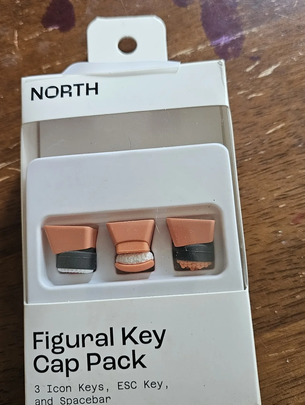 NORTH Figural Key Cap Pack - Terracotta Orange Accent Nwt
